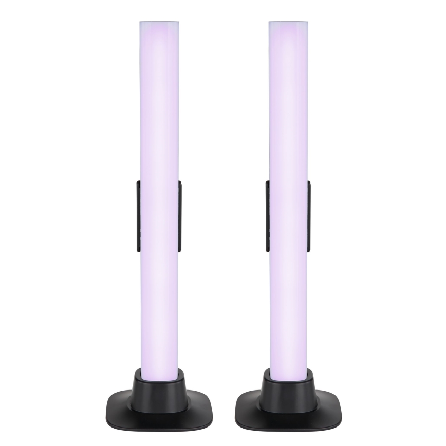 Globo RGB- SET 2x LED RGB Lámpara de mesa regulable 2en1 LED/2W/5V USB Wi-Fi Tuya