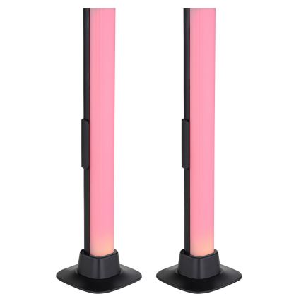 Globo RGB- SET 2x LED RGB Lámpara de mesa regulable 2en1 LED/2W/5V USB Wi-Fi Tuya