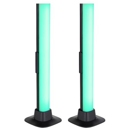 Globo RGB- SET 2x LED RGB Lámpara de mesa regulable 2en1 LED/2W/5V USB Wi-Fi Tuya
