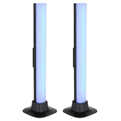 Globo RGB- SET 2x LED RGB Lámpara de mesa regulable 2en1 LED/2W/5V USB Wi-Fi Tuya