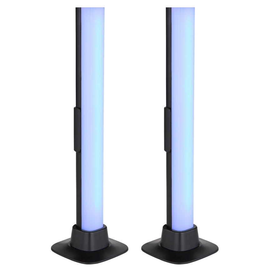 Globo RGB- SET 2x LED RGB Lámpara de mesa regulable 2en1 LED/2W/5V USB Wi-Fi Tuya