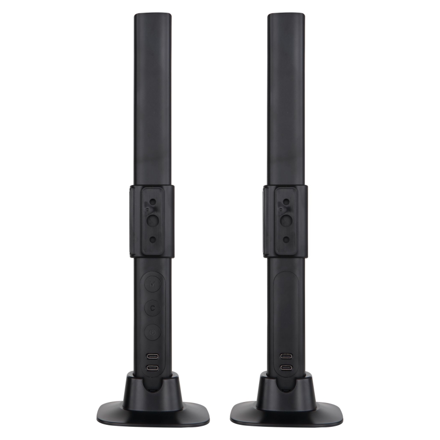 Globo RGB- SET 2x LED RGB Lámpara de mesa regulable 2en1 LED/2W/5V USB Wi-Fi Tuya