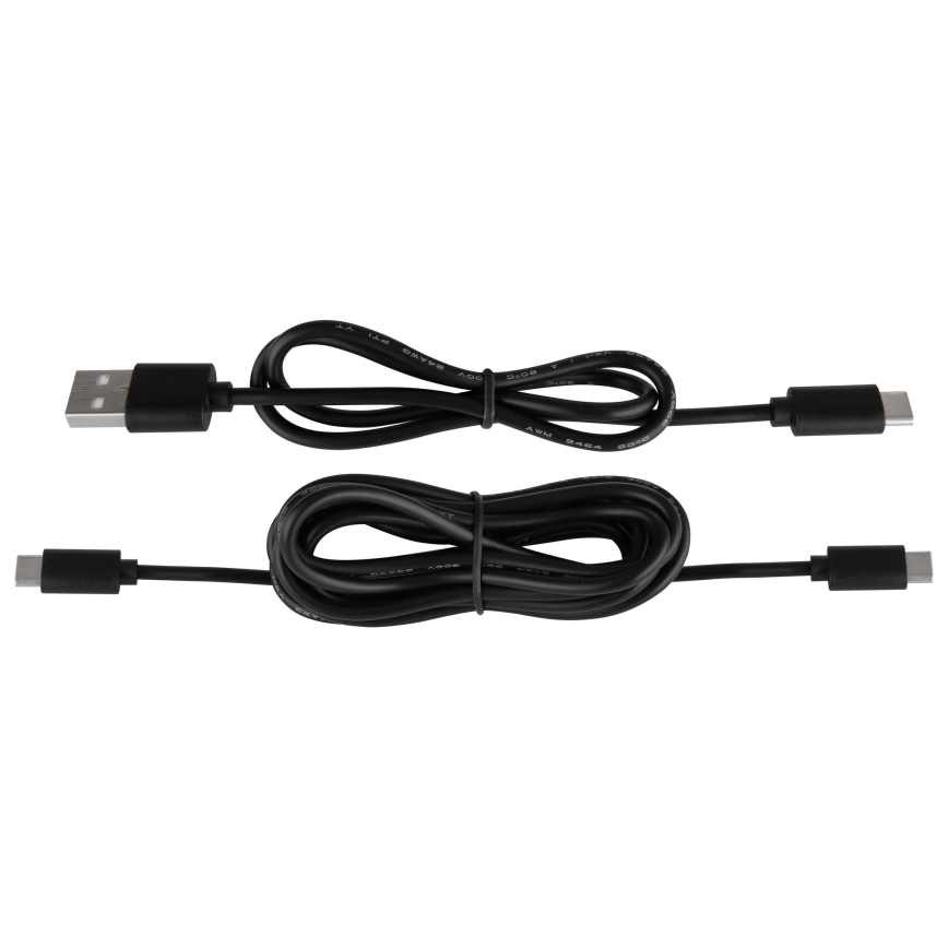 Globo RGB- SET 2x LED RGB Lámpara de mesa regulable 2en1 LED/2W/5V USB Wi-Fi Tuya