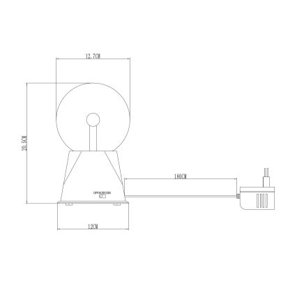 Globo - Lámpara de mesa LED LED/3,6W/230V