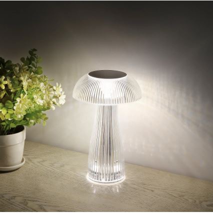 Globo - Lámpara de mesa LED recargable y regulable LED/1,5W/5V 800mAh 2700K/4000K/6500K