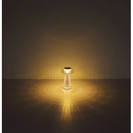 Globo - Lámpara de mesa LED recargable y regulable LED/1,5W/5V 800mAh 2700K/4000K/6500K