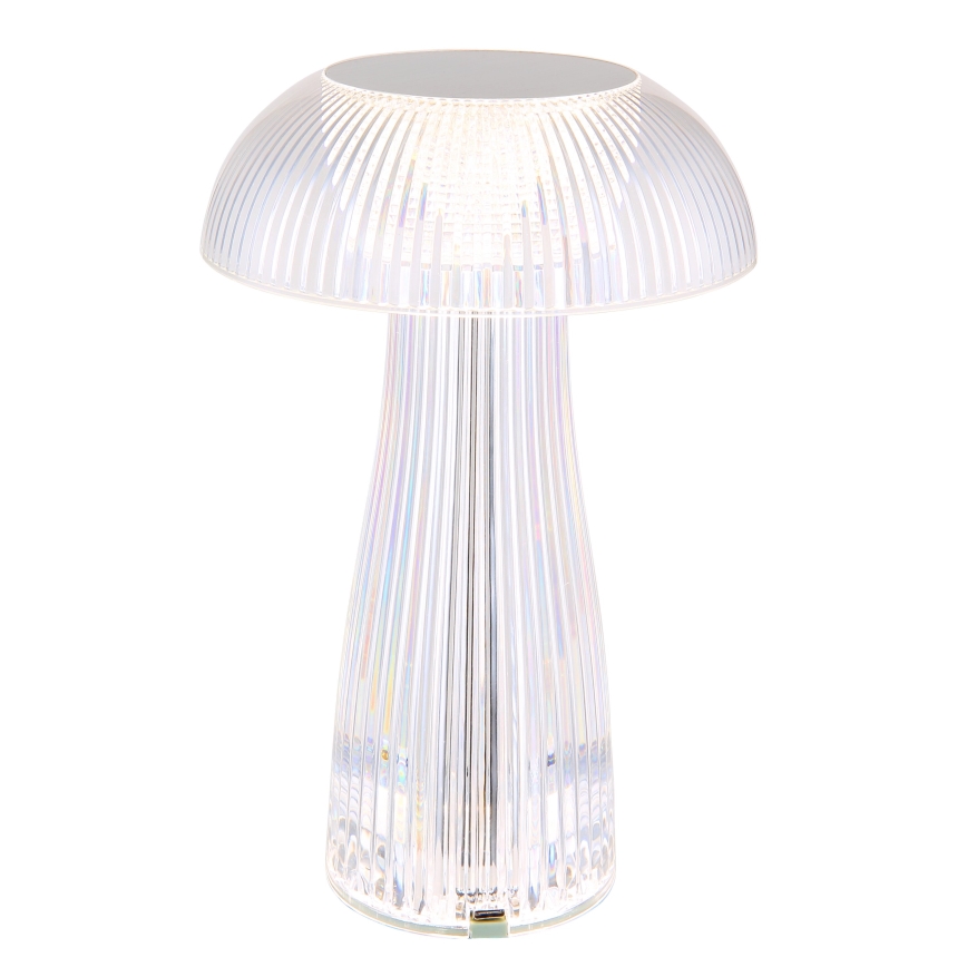 Globo - Lámpara de mesa LED recargable y regulable LED/1,5W/5V 800mAh 2700K/4000K/6500K
