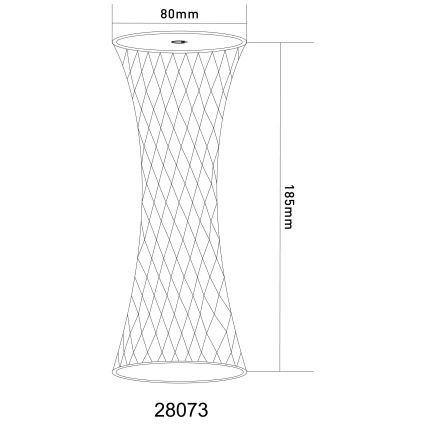 Globo - LED RGB Lámpara de mesa táctil LED/1W/5V 800 mAh