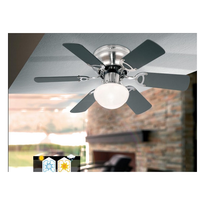 GLOBO 0307 - Ventilador de techo UGO 1xE27/60W/230V