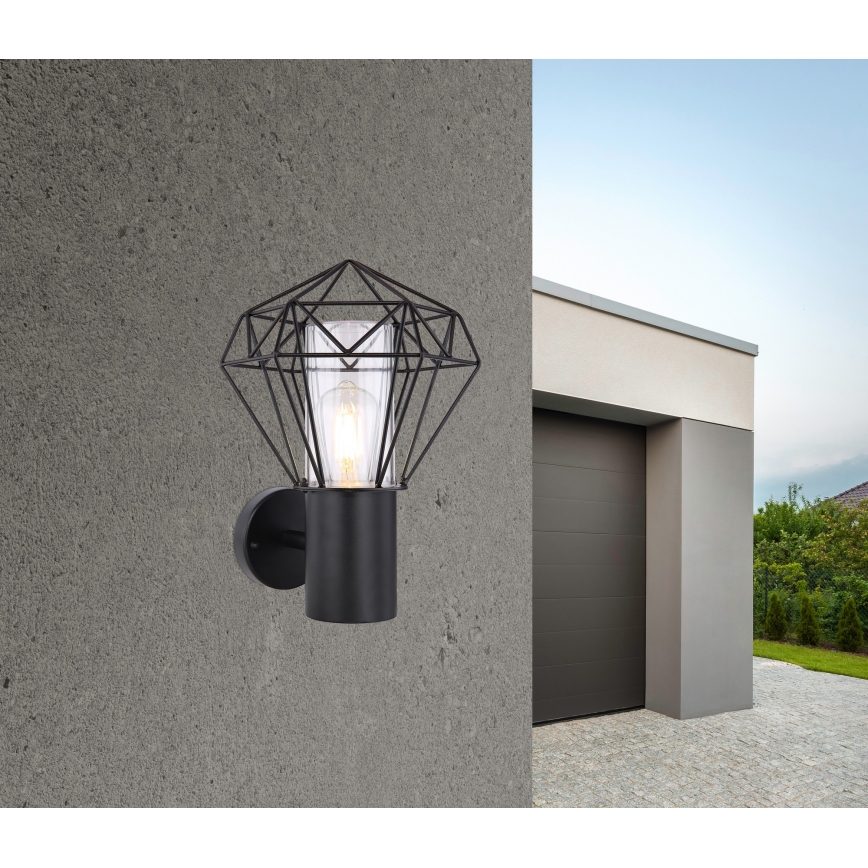 Globo - Aplique de exterior 1xE27/15W/230V IP44