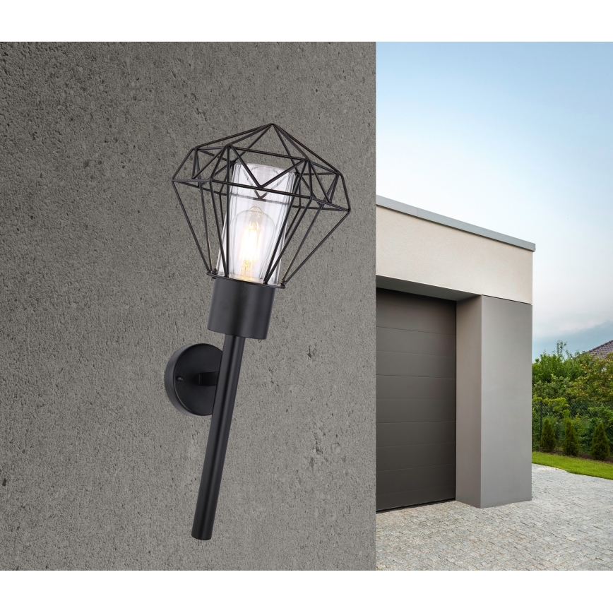 Globo - Aplique de exterior 1xE27/15W/230V IP44