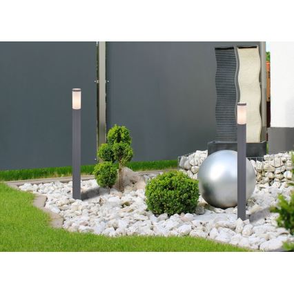 Globo - Lámpara de exterior 1xE27/60W/230V IP44 110 cm antracita