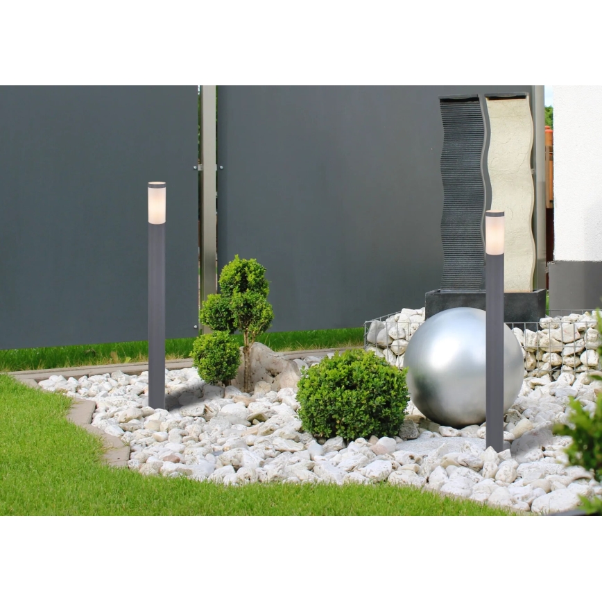 Globo - Lámpara de exterior 1xE27/60W/230V IP44 110 cm antracita