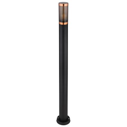 Globo - Lámpara de exterior 1xE27/23W/230V IP44 110 cm negro/cobre
