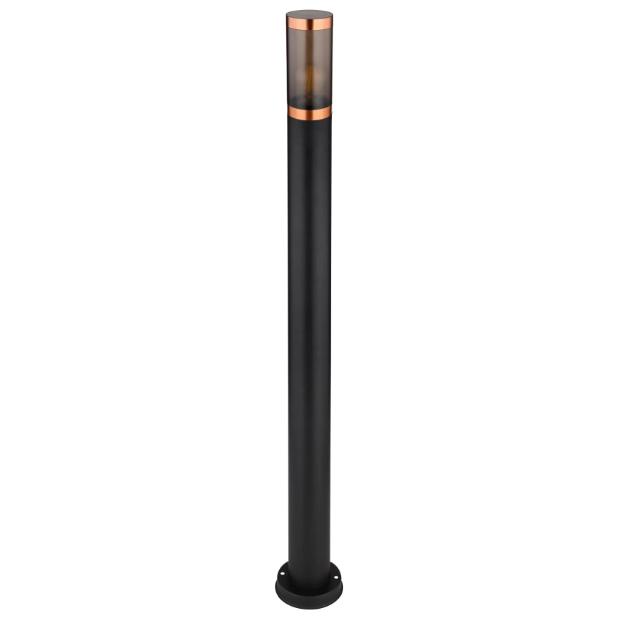 Globo - Lámpara de exterior 1xE27/23W/230V IP44 110 cm negro/cobre