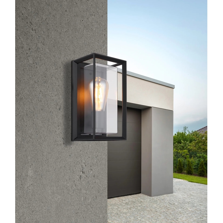 Globo - Aplique de exterior 1xE27/60W/230V IP44 negro