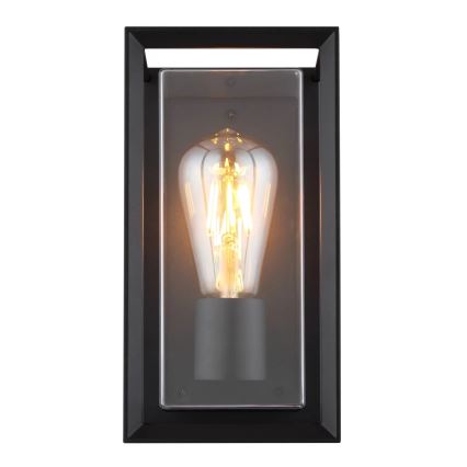 Globo - Aplique de exterior 1xE27/60W/230V IP44 negro