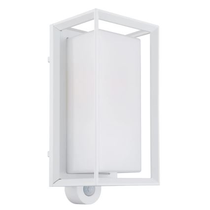 Globo - Aplique para exterior con sensor 1xE27/60W/230V IP44 blanco