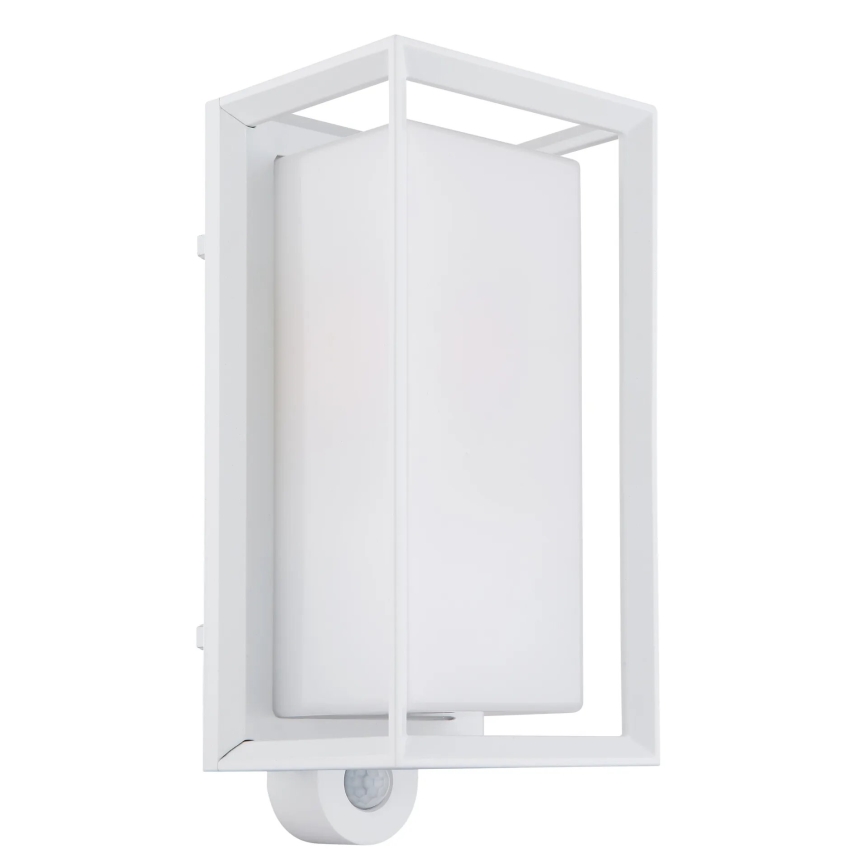Globo - Aplique para exterior con sensor 1xE27/60W/230V IP44 blanco