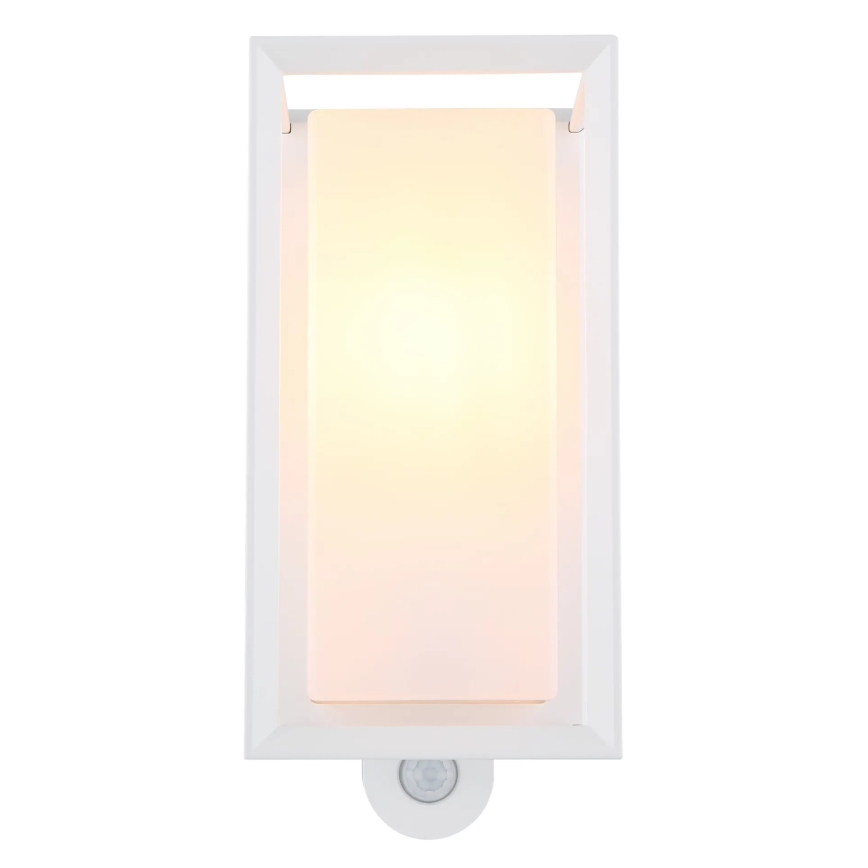 Globo - Aplique para exterior con sensor 1xE27/60W/230V IP44 blanco