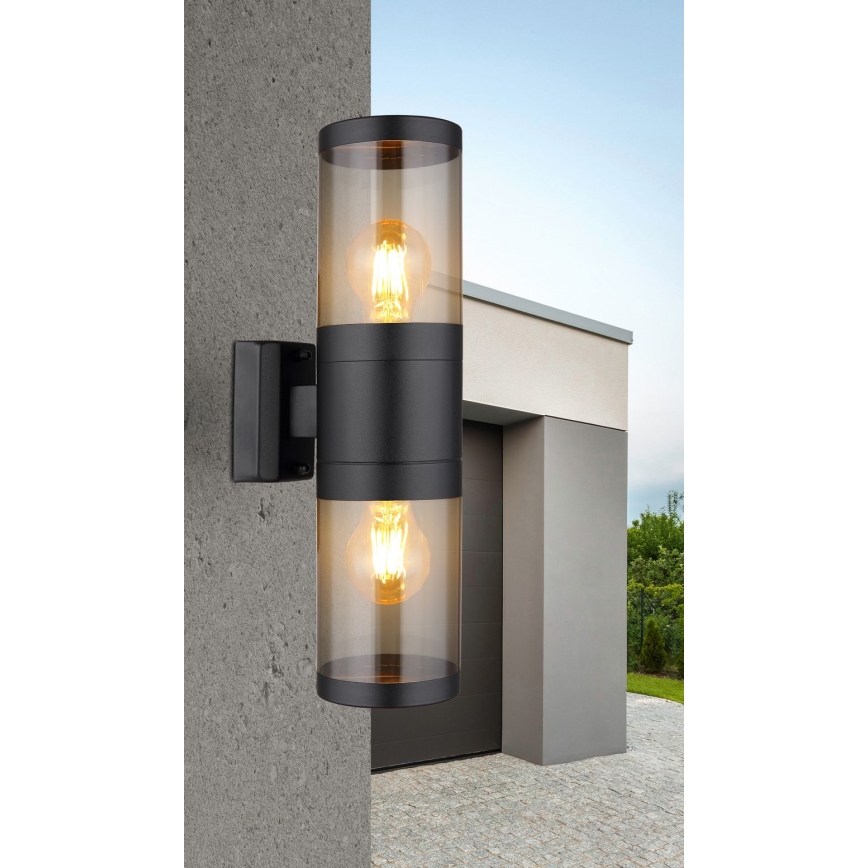 Globo - Aplique de exterior 2xE27/60W/230V IP44