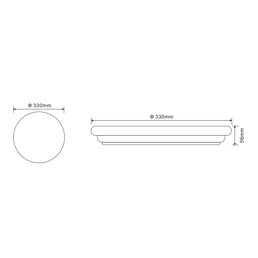 GLOBO 32118-24 - LED Plafón exterior DORI 1xLED/24W/230V IP54