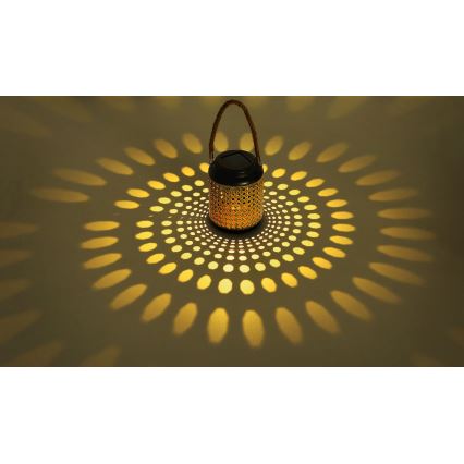 Globo - Lámpara solar LED LED/0,06W/3V 3000K IP44 bambú