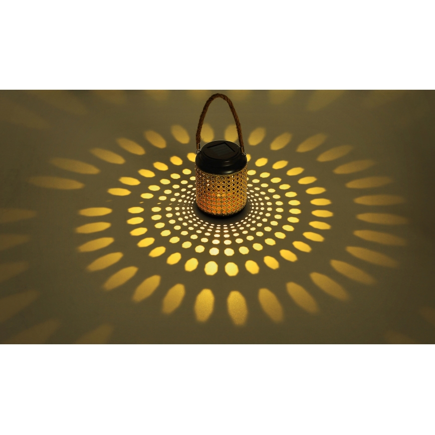 Globo - Lámpara solar LED LED/0,06W/3V 3000K IP44 bambú