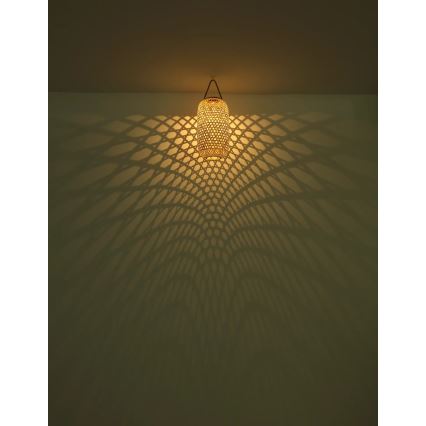 Globo - Lámpara solar LED LED/0,06W/3V bambú IP44