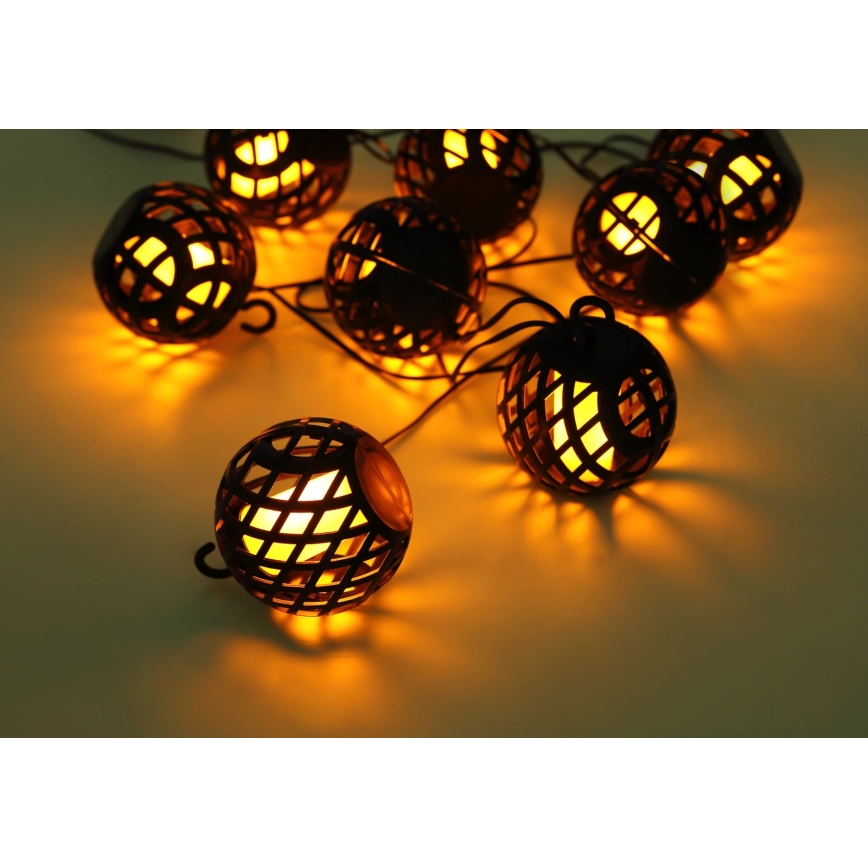 Globo - Cadena decorativa solar LED 98xLED/0,1W/3V 410 cm IP44 600 mAh