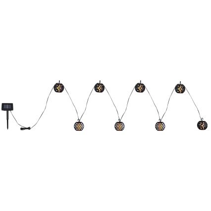 Globo - Cadena decorativa solar LED 98xLED/0,1W/3V 410 cm IP44 600 mAh