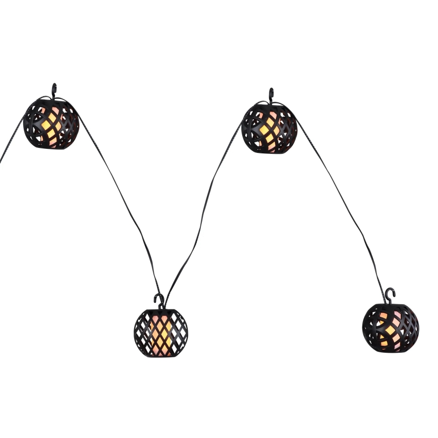 Globo - Cadena decorativa solar LED 98xLED/0,1W/3V 410 cm IP44 600 mAh