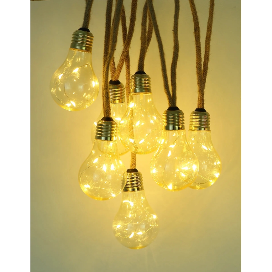 Globo - Cadena decorativa solar LED 50xLED/0,06W/3,2V 570 cm IP44