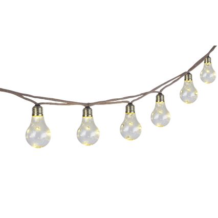 Globo - Cadena decorativa solar LED 50xLED/0,06W/3,2V 570 cm IP44
