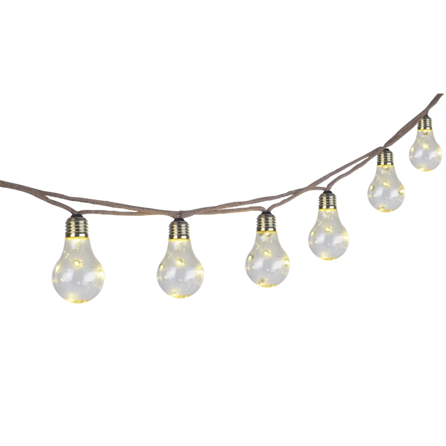 Globo - Cadena decorativa solar LED 50xLED/0,06W/3,2V 570 cm IP44