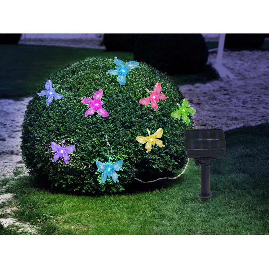 Globo - Cadena decorativa LED RGB 10xLED/0,06W/3,2V 470 cm IP44