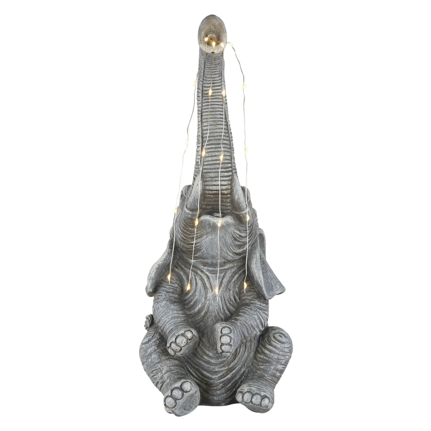 Globo 33884 - Decoración solar LED 20xLED/0,02W/3V IP44 elefante