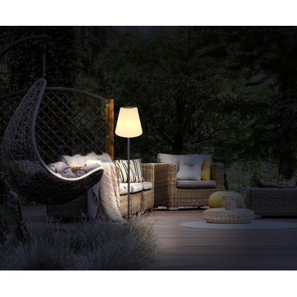 Globo - Lámpara de pie LED RGB táctil solar LED/0,1W/3V IP44 + control remoto