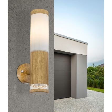 Globo - Aplique de exterior 1xE27/15W/230V IP44