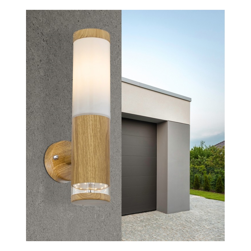 Globo - Aplique de exterior 1xE27/15W/230V IP44