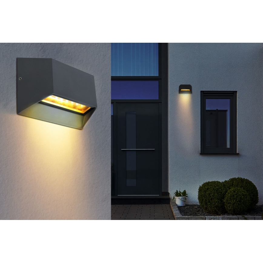 Globo - Aplique LED para exterior LED/7W/230V IP54 antracita