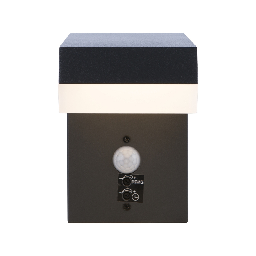 Globo - Luminaria LED Exterior con sensor OSKARI LED/9,5W/230V IP44