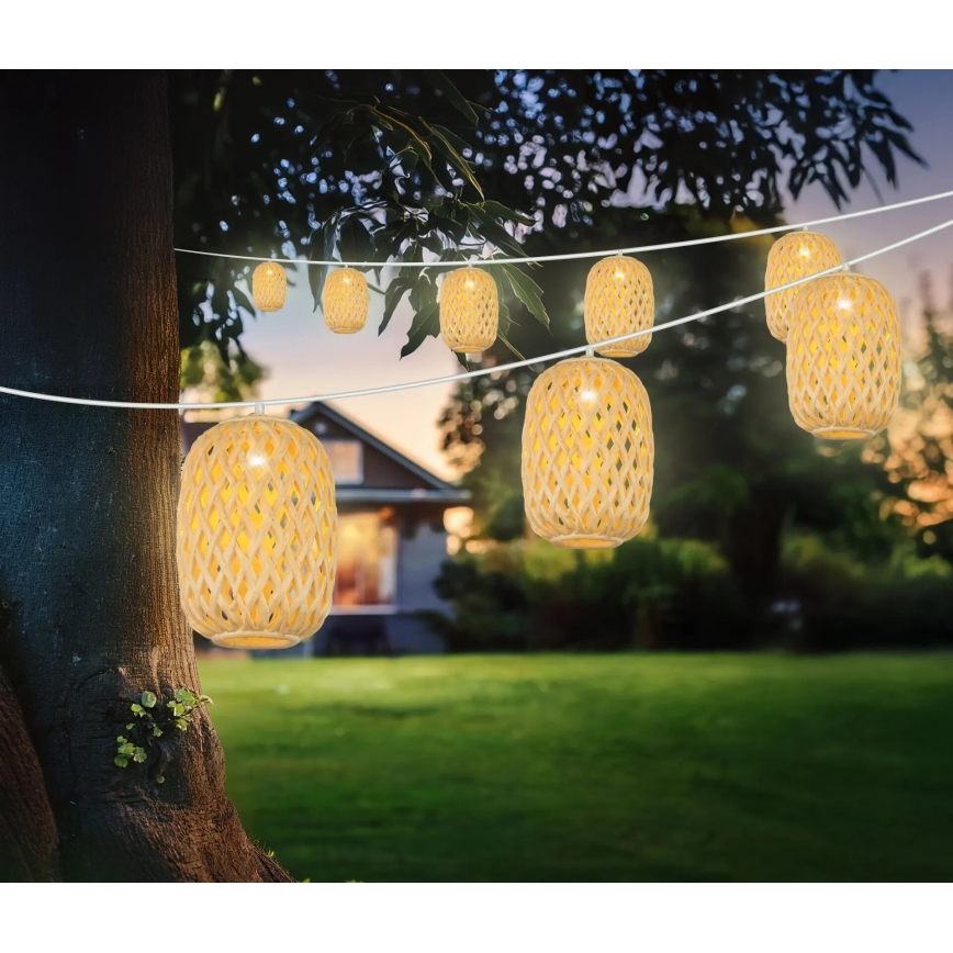 Globo - Cadena solar LED LED/0,06W/3V 650 cm IP44 400 mAh