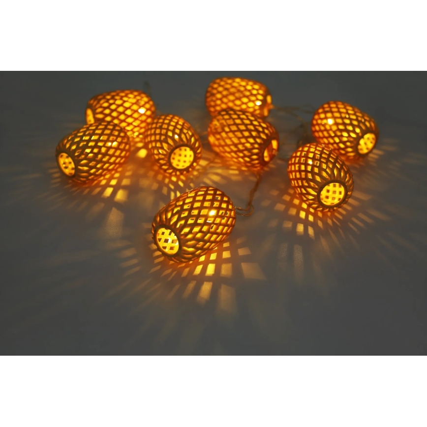 Globo - Cadena solar LED LED/0,06W/3V 650 cm IP44 400 mAh