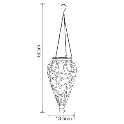 Globo - Lámpara solar LED LED/0,9W/3,2V IP44 transparente