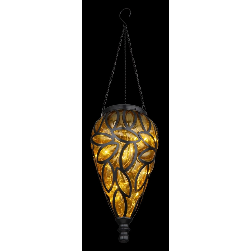 Globo - Lámpara solar LED LED/0,9W/3,2V IP44 amarillo