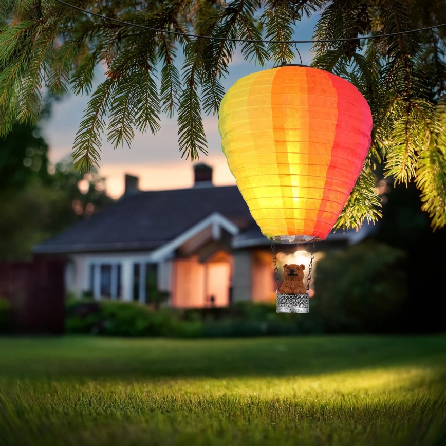 Globo - Decoración colgante solar LED 24xLED/0,06W/3V IP44 globo volante