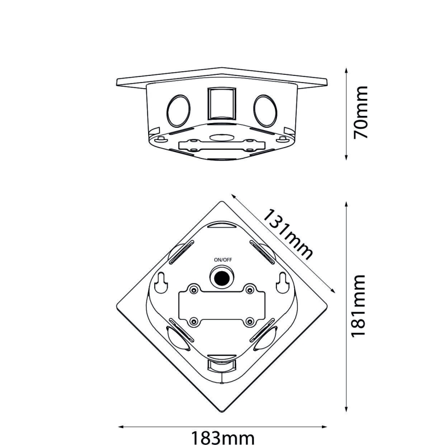 Globo - Lámpara solar LED LED/0,5W/3,2V IP54