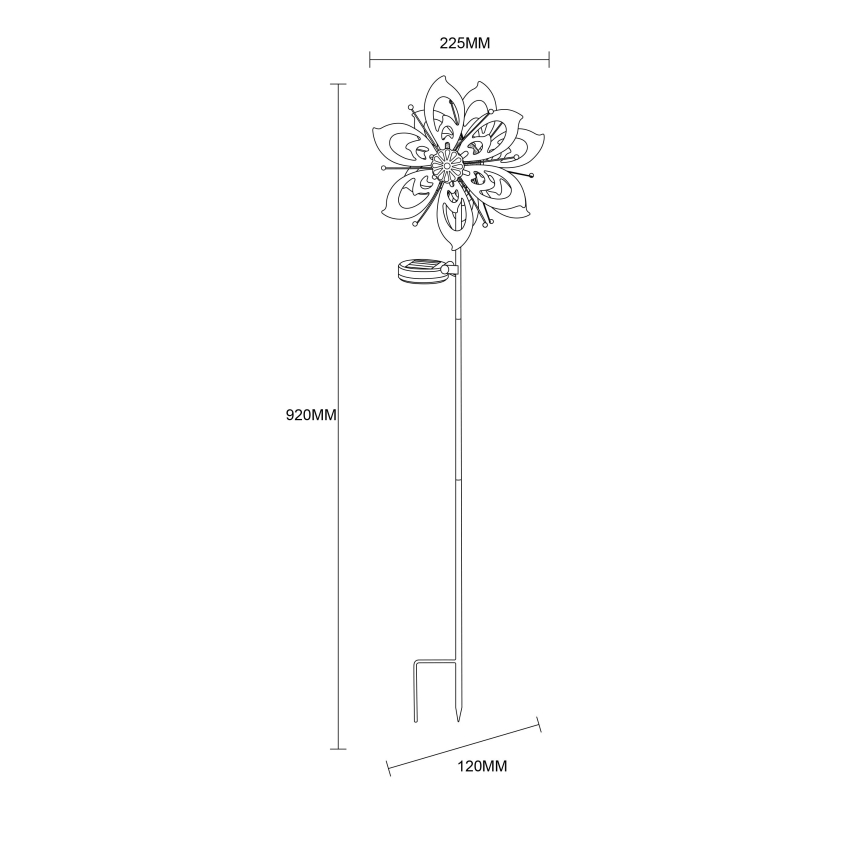 Globo 36571 - Decoración solar LED LED/0,06W/3,2V IP44