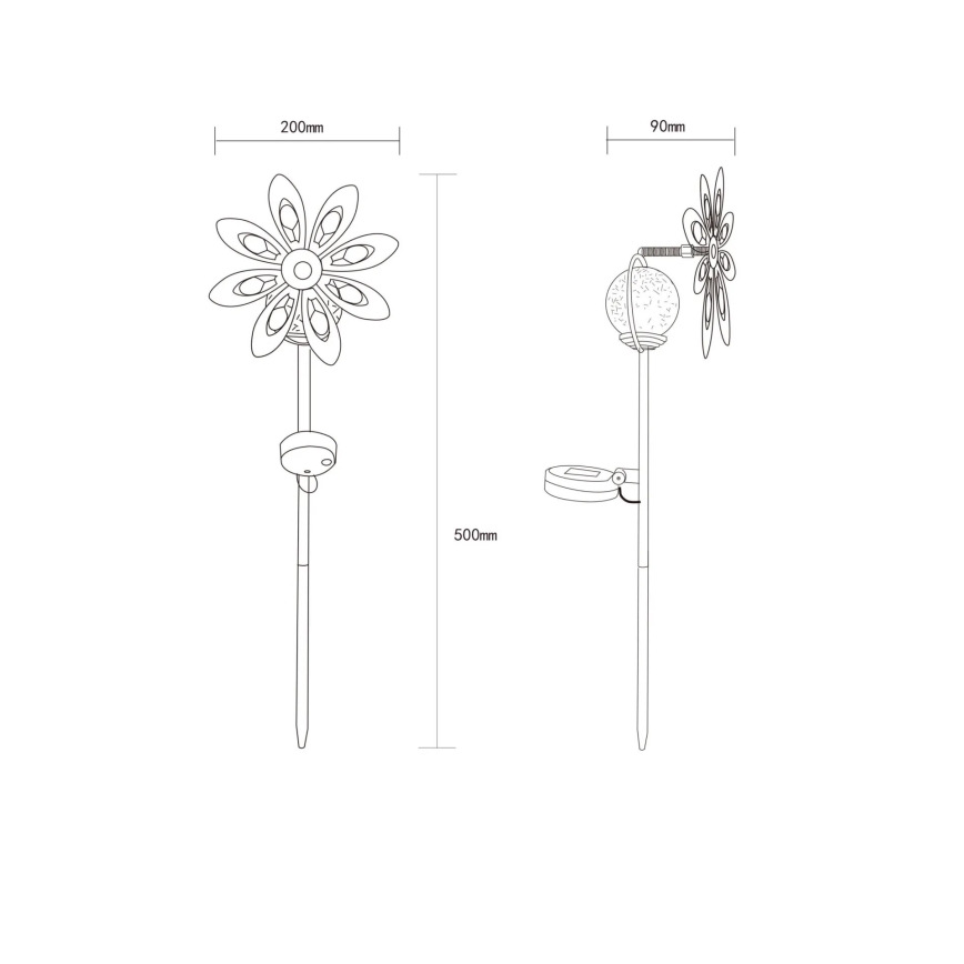 Globo 36576 - Decoración solar LED LED/0,02W/3V IP44